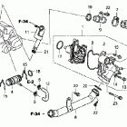 VTX1300C Водяной насос