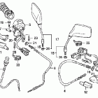 CB250 Рычаги ,переключатели ,троса