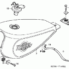 CMX250C Топливный бак
