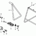 CR250R Подножки