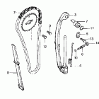 CRF100F Цепь ГРМ