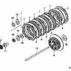 CR250R Сцепление