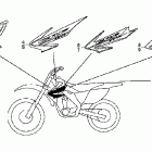 CRF250R Наклейки