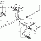 VT750CA Педали