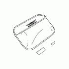 GL1800 Saddlebag lid organizer (w / gl logo)