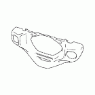 GL1800 Chrome front lower cowl