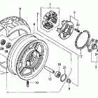VTX1800F3 Rear wheel (vtx1800f)