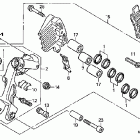 ST1300A Передний тормозной суппорт левый