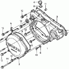 CR250R Крышка картера правая