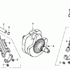VTX1300C Коленвал и поршни