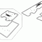 GL1800 Deluxe saddlebag trunk mat set (1)