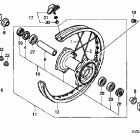CR250R Заднее колесо