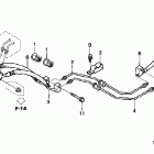 ST1300PA Задние тормозные трубки