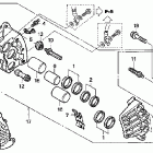ST1300PA Передний тормоз правый