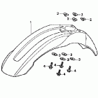 XR650R Переднее крыло