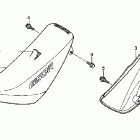 XR650R Сиденье и обшивка боковая