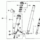 ST1300PA Передняя вилка