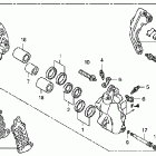 VTX1800F3 Передний тормозной суппорт левый