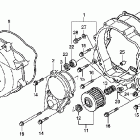XR650R Крышка картера правая