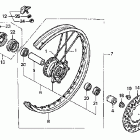 CRF250X Переднее колесо