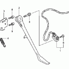 VT750DCA Подножка