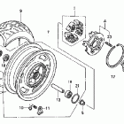 VTX1300R Rear wheel (vtx1300r)