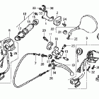VT750DCA Switch @ cable @ lever