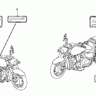 VTX1800R3 Предупредительные таблички