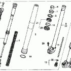 CRF250X Передние аммортизаторы