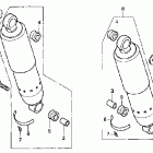 VT750CA Задний амортизатор