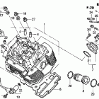 VTX1800F3 Головка цилиндров передняя