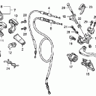 CRF250R Рулевые рычаги , переключатели и тросы