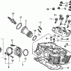 VTX1800F3 Головка цилиндров задняя
