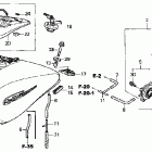 VTX1300S Fuel tank (vtx1300s'04-'07) (vtx1300r'05-'07)