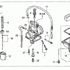 CR85RB Карбюратор