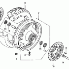 VTX1800C1 Переднее колесо