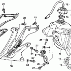CRF450X Топливный бак