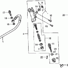 XR650R Rear brake @ master cylinder