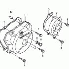 XR650R Крышка картера левая