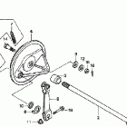 CB250 Задний тормоз