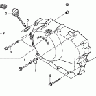 VT600CD Крышка картера правая