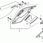 CRF250X Сиденье и обшивка боковая