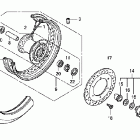 VT750DCA Переднее колесо