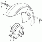 VT750CA Переднее крыло