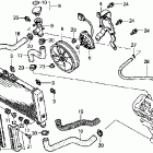 CB900F Радиатор