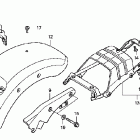 VT750DCA Заднее крыло