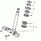 CB900F Траверса нижняя