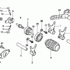 CRF250X Вилка переключения передач