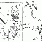 VT1100C2 Главный тормозной цилиндр - передний