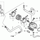 VT750CA Впускной коллектор